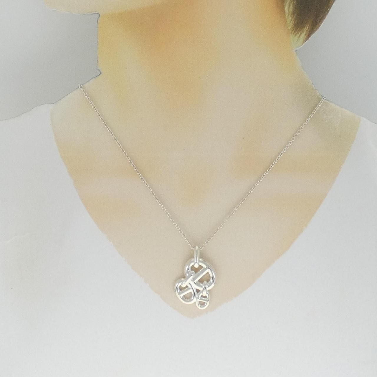 Hermes Hermes Hermès 925 Silver Necklace Metal Necklace DUTY FREE for USA Size ONE SIZE - 6 Thumbnail