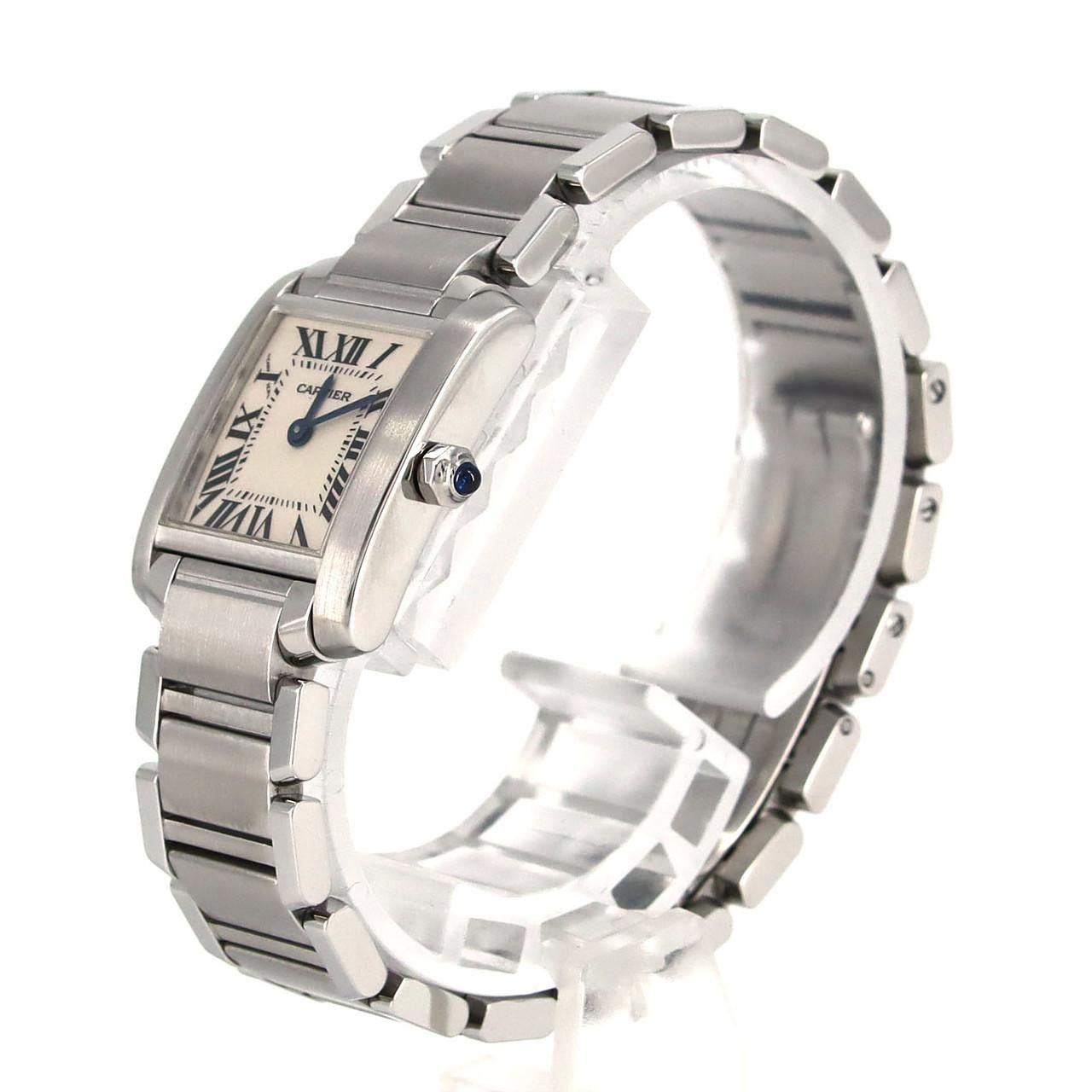 Cartier Cartier Tank Française Stainless Steel Watch Metal Quartz W51008Q3 DUTY FREE for USA