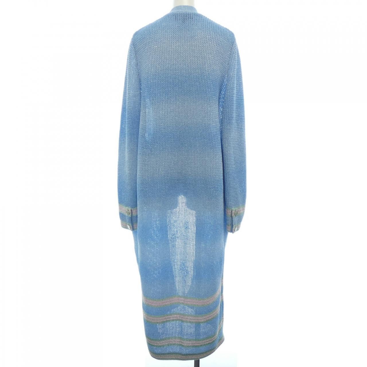 Chanel Chanel Chanel P74755K10673 Long Cardigan Cotton Tops P74755K10673 DUTY FREE for USA Size ONE SIZE - 2 Thumbnail