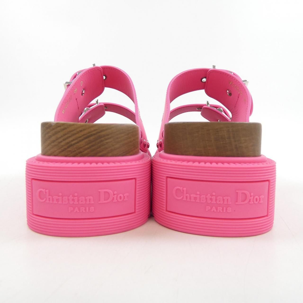 Dior Dior Christian Dior DIORQUAKE Calfskin Sandals Leather Shoes DIORQUAKE DUTY FREE for USA Size ONE SIZE - 5 Thumbnail