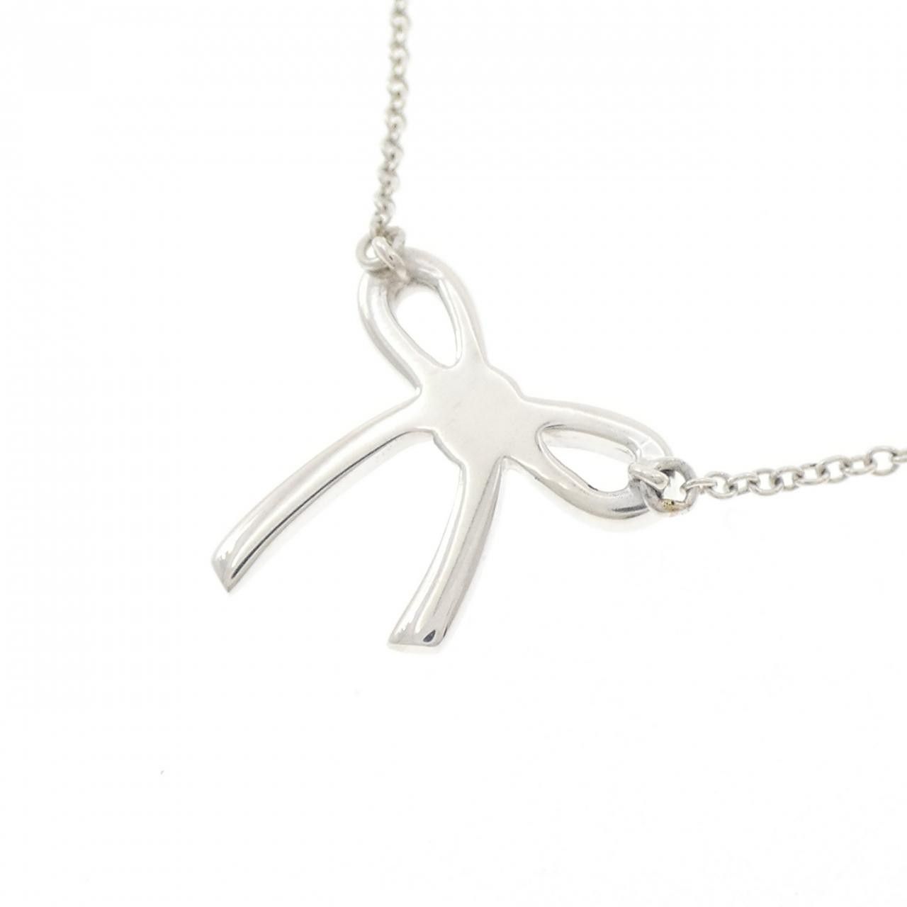 Tiffany & Co. Tiffany & Co. Tiffany Bow 925 Silver Necklace Metal Necklace DUTY FREE for USA Size ONE SIZE - 4 Thumbnail