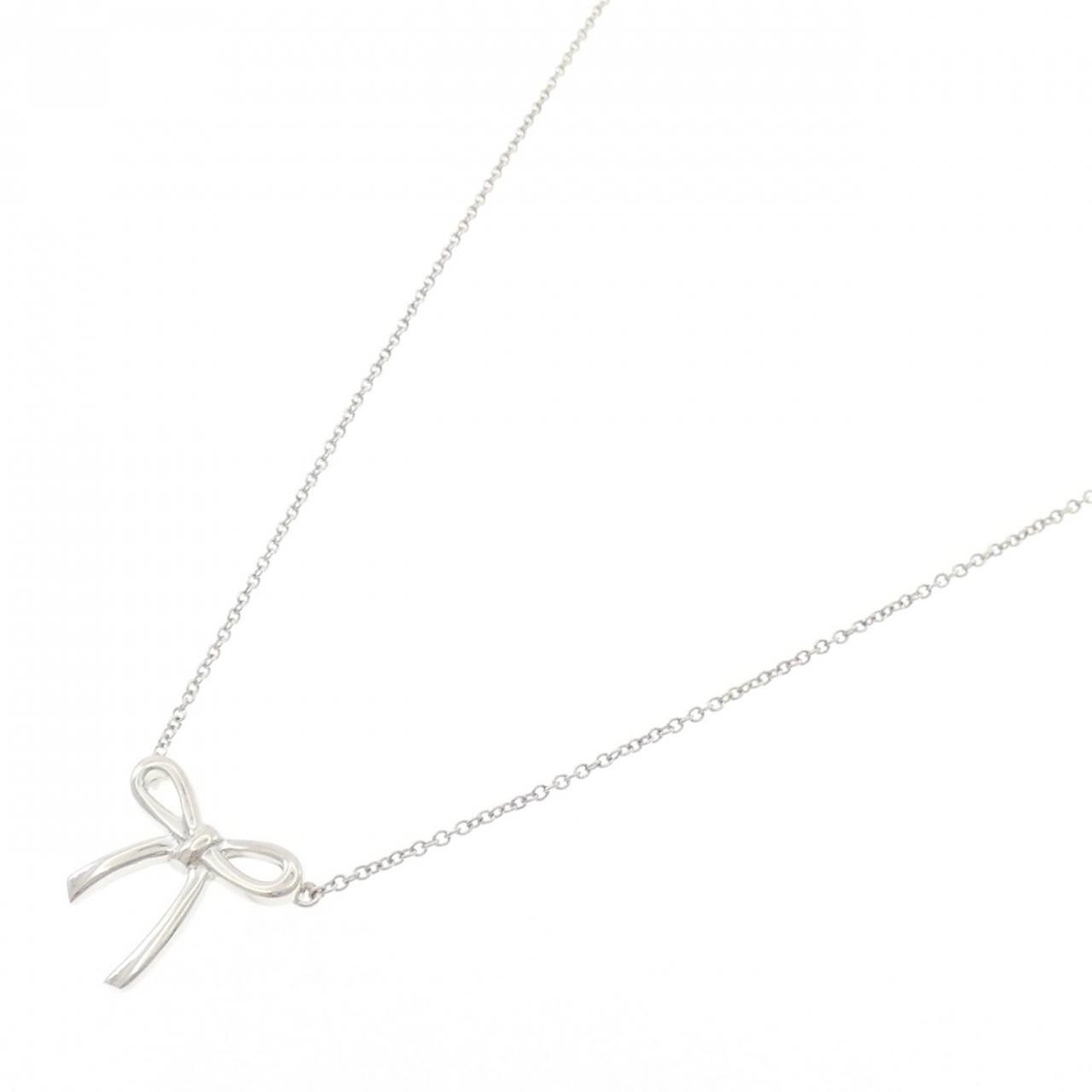 Tiffany & Co. Tiffany & Co. Tiffany Bow 925 Silver Necklace Metal Necklace DUTY FREE for USA Size ONE SIZE - 2 Thumbnail