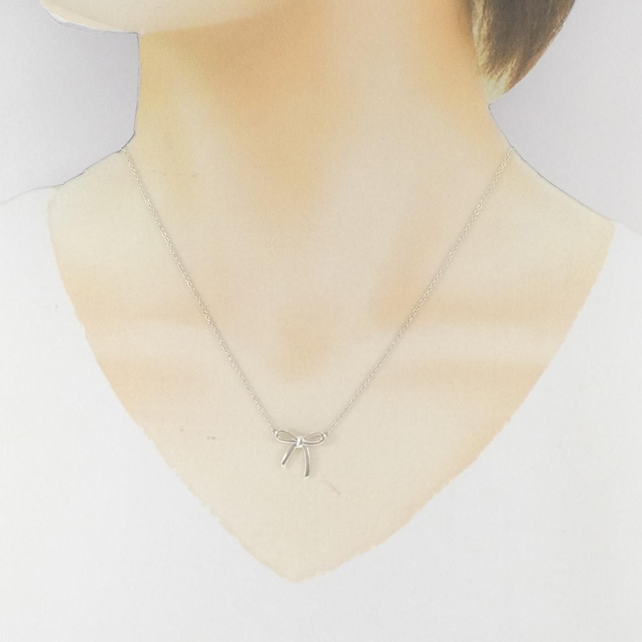 Tiffany & Co. Tiffany & Co. Tiffany Bow 925 Silver Necklace Metal Necklace DUTY FREE for USA Size ONE SIZE - 6 Thumbnail