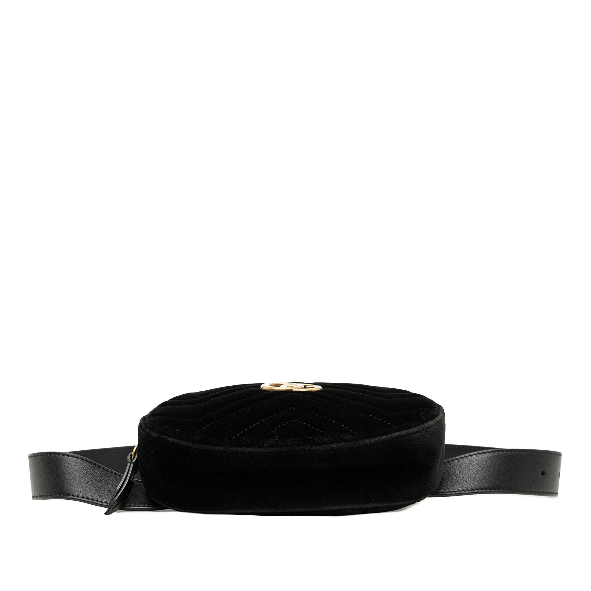 Gucci Gucci GG Marmont Matelasse Velvet Belt Bag Size ONE SIZE - 3 Thumbnail