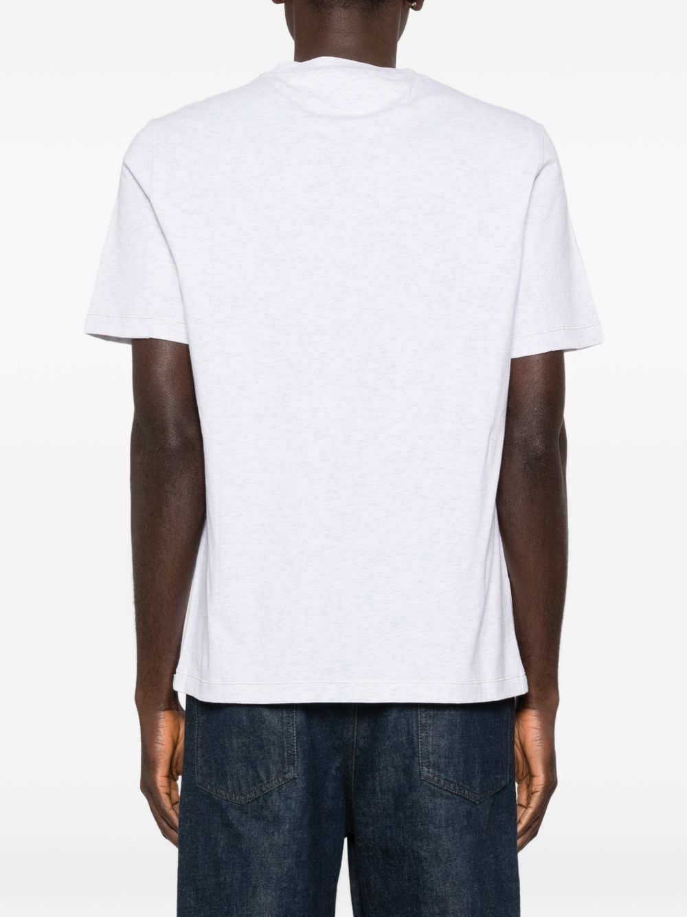 Brunello Cucinelli LOGO COTTON T-SHIRT Size US XXL / EU 58 / 5 - 3 Thumbnail