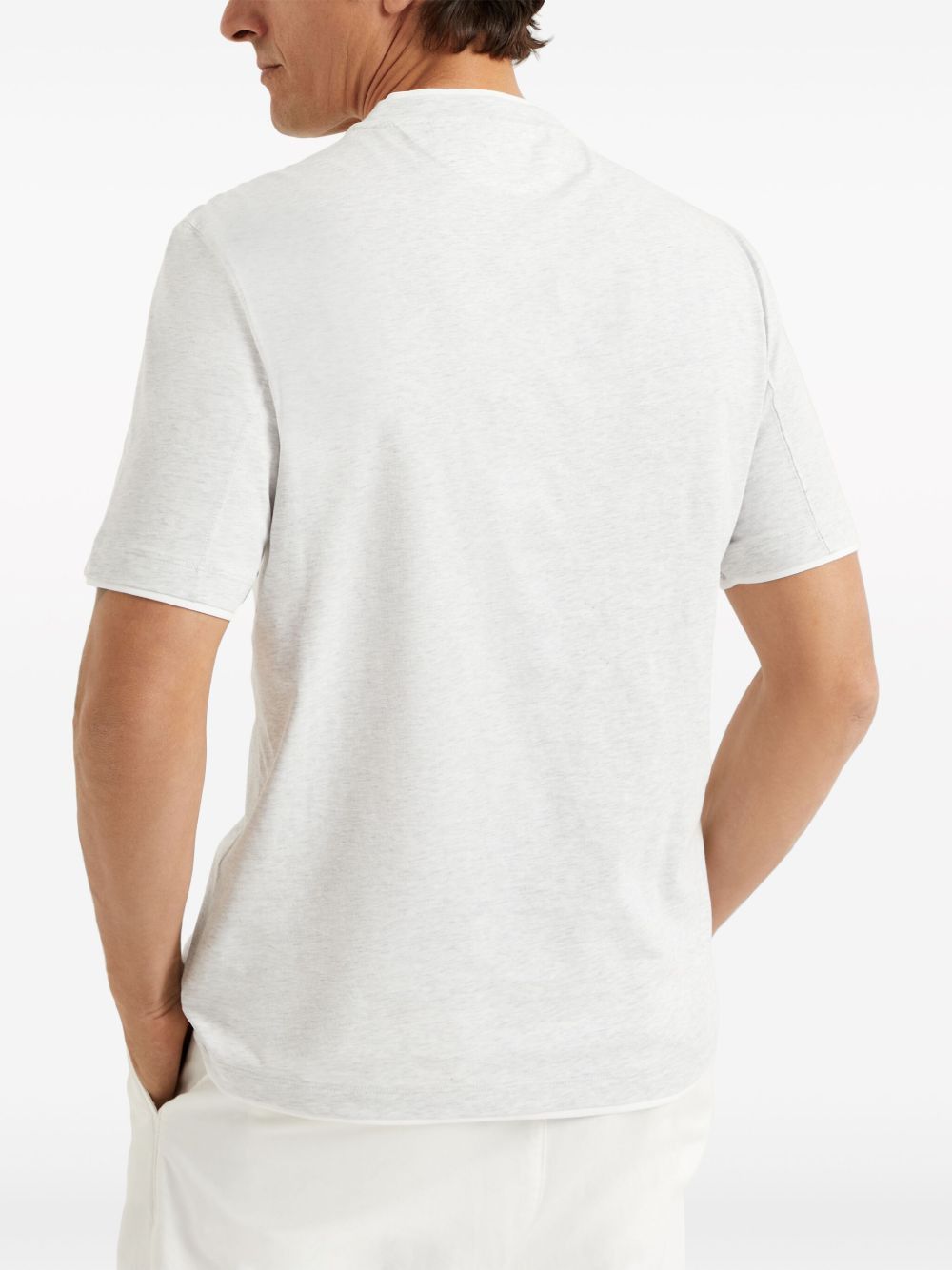Brunello Cucinelli COTTON T-SHIRT Size US XXL / EU 58 / 5 - 2 Thumbnail
