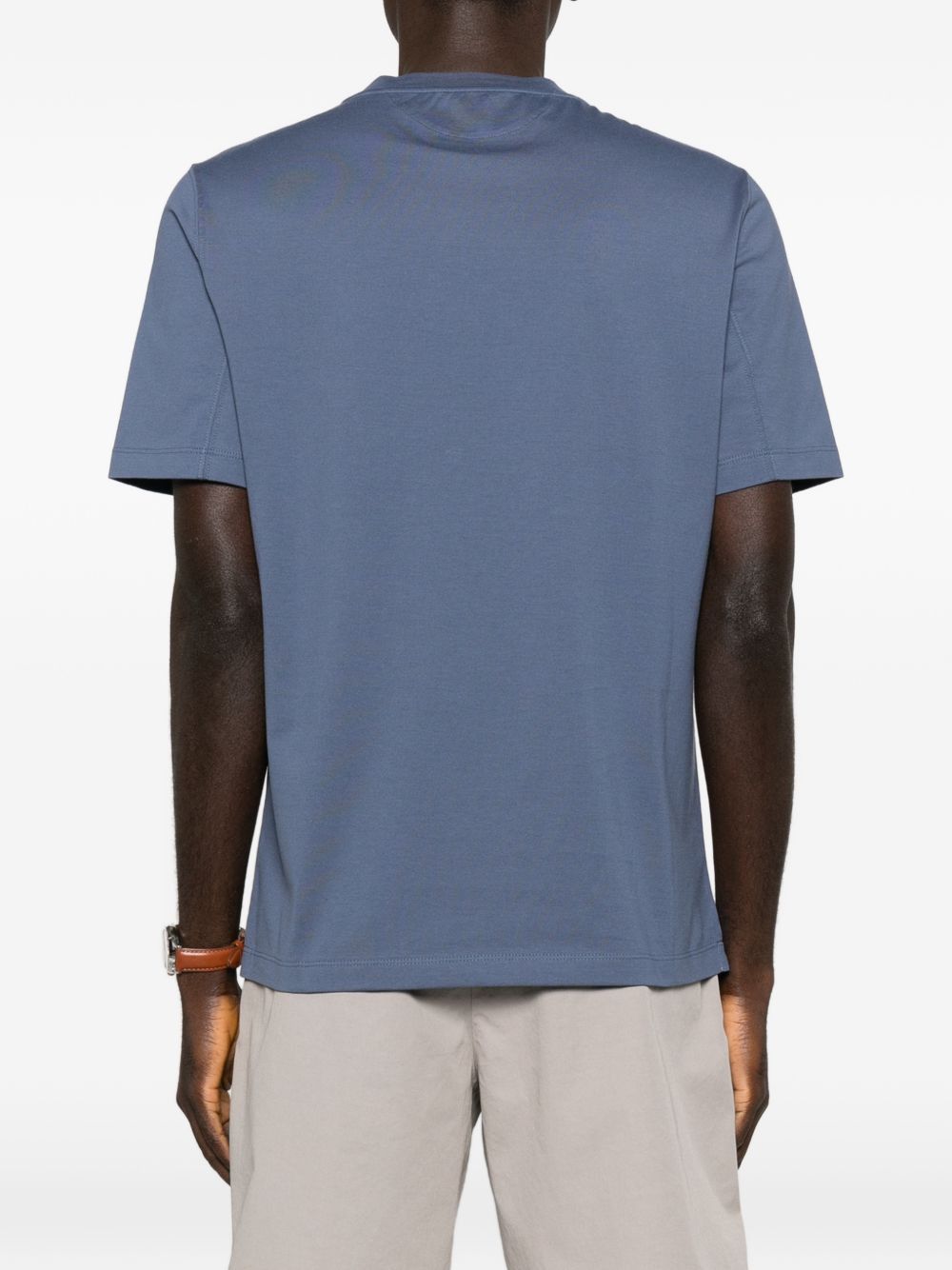 Brunello Cucinelli LOGO COTTON T-SHIRT Size US S / EU 44-46 / 1 - 3 Thumbnail