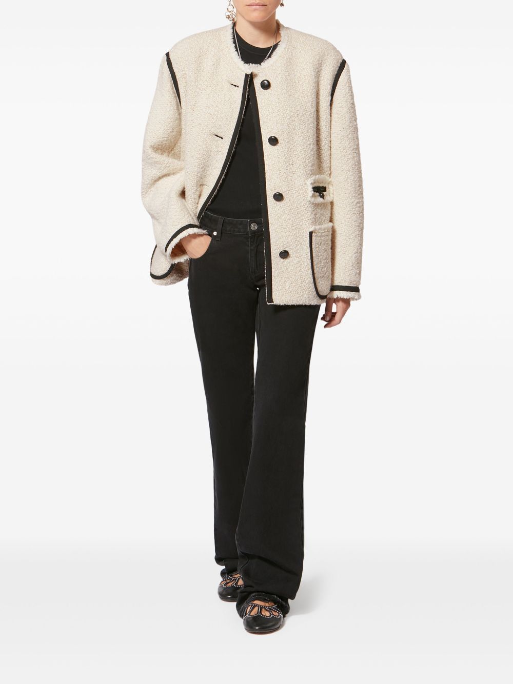 Isabel Marant MAYLIN WOOL BLEND JACKET Size S / US 4 / IT 40 - 5 Thumbnail