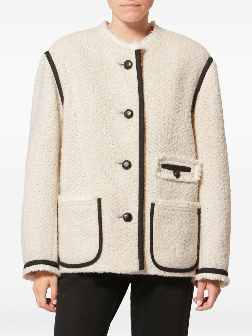 Isabel Marant MAYLIN WOOL BLEND JACKET Size S / US 4 / IT 40 - 3 Thumbnail