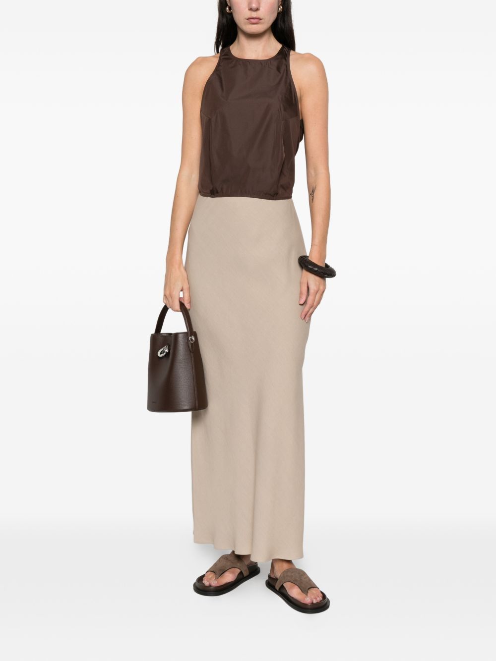 Brunello Cucinelli LINE BLEND LONG SKIRT Size 30" / US 8 / IT 44 - 2 Thumbnail