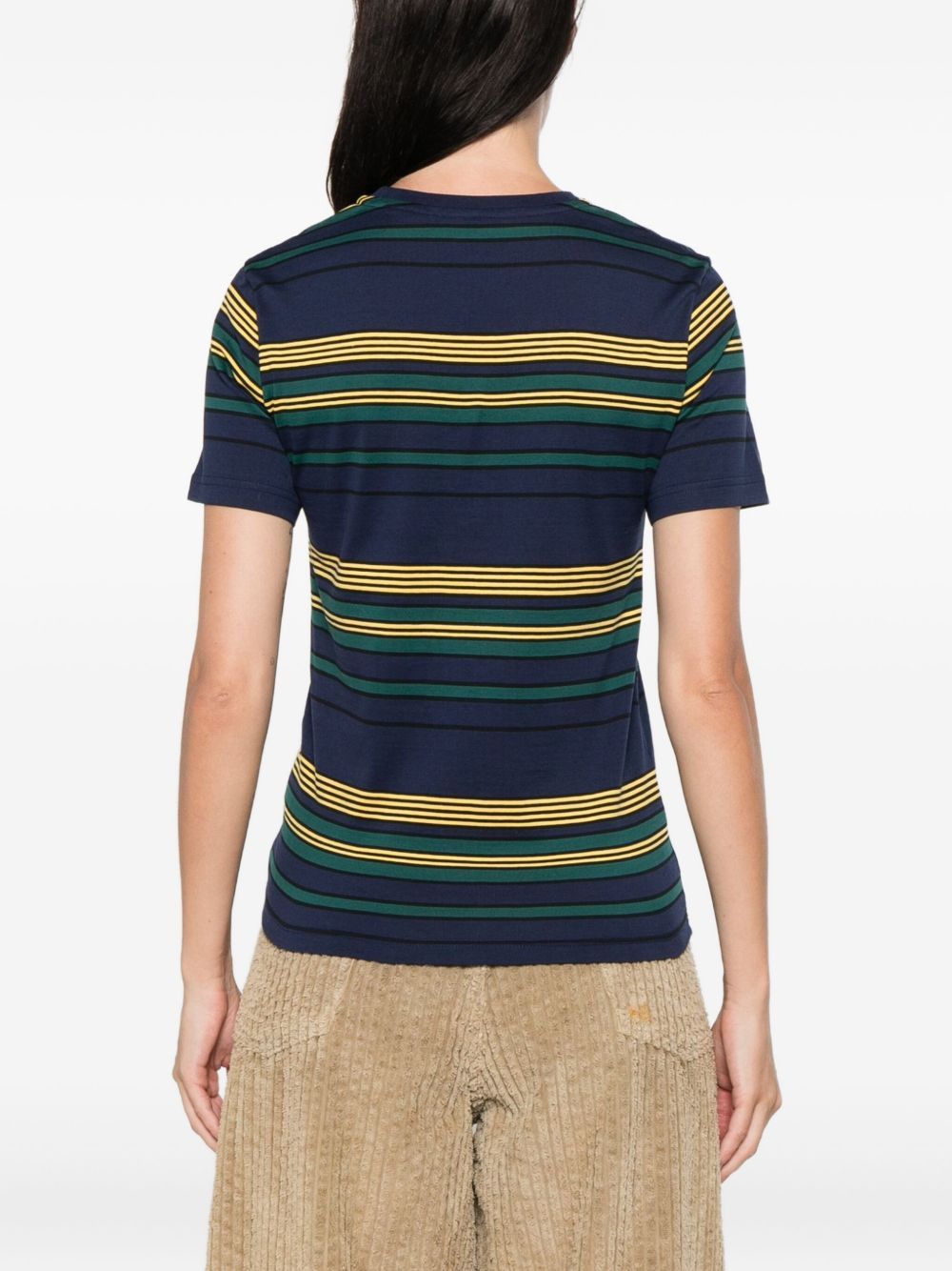 Miu Miu STRIPED COTTON T-SHIRT Size S / US 4 / IT 40 - 5 Thumbnail