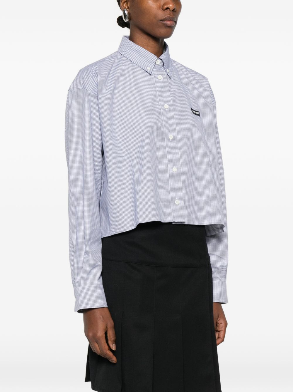 Miu Miu COTTON SHIRT Size S / US 4 / IT 40 - 5 Thumbnail