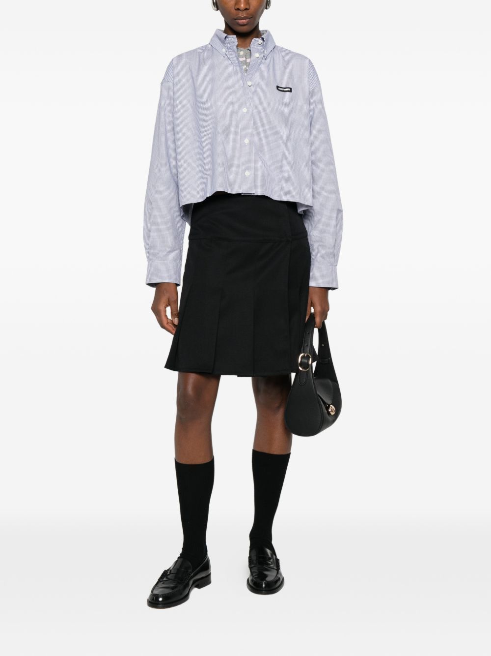 Miu Miu COTTON SHIRT Size S / US 4 / IT 40 - 3 Thumbnail