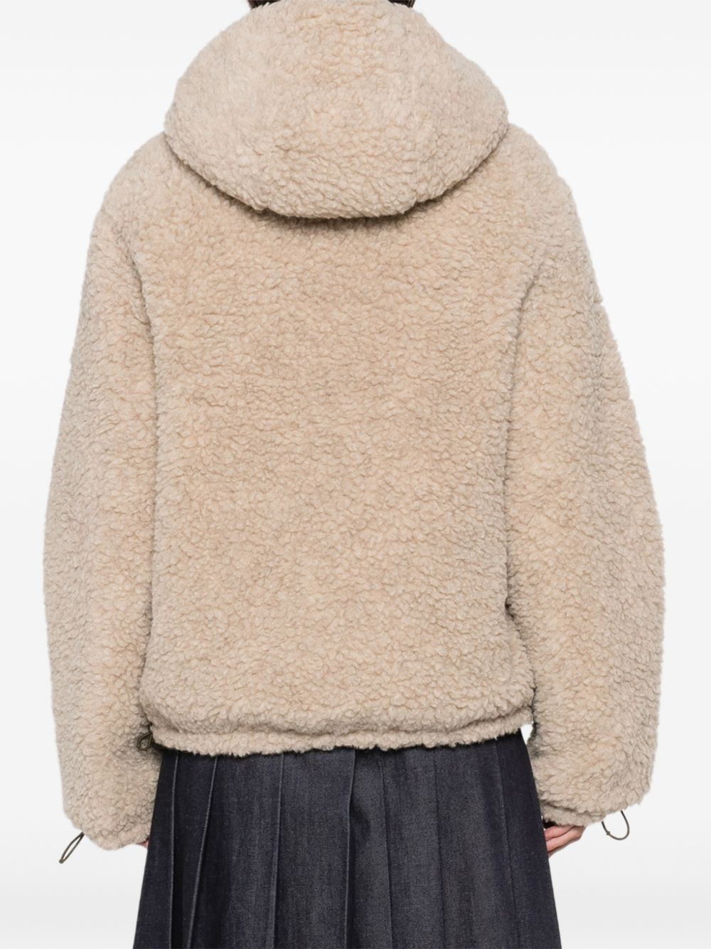 Miu Miu TEDDY BLOUSON JACKET Size M / US 6-8 / IT 42-44 - 5 Thumbnail