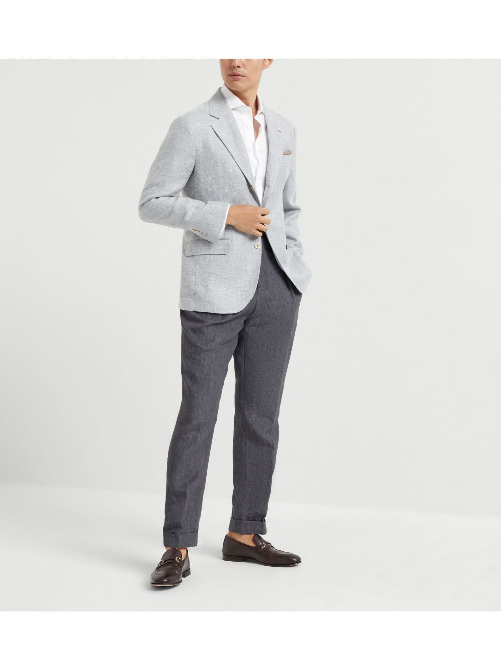Brunello Cucinelli LINEN SHIRT Size US XXL / EU 58 / 5 - 2 Thumbnail