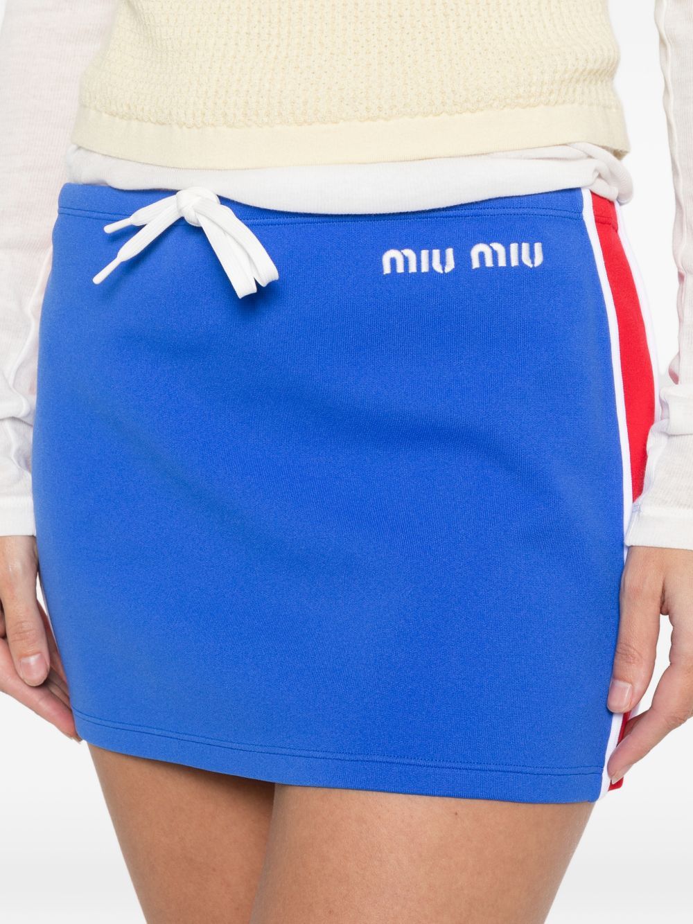 Miu Miu NYLON MINI SKIRT Size 30" / US 8 / IT 44 - 3 Thumbnail
