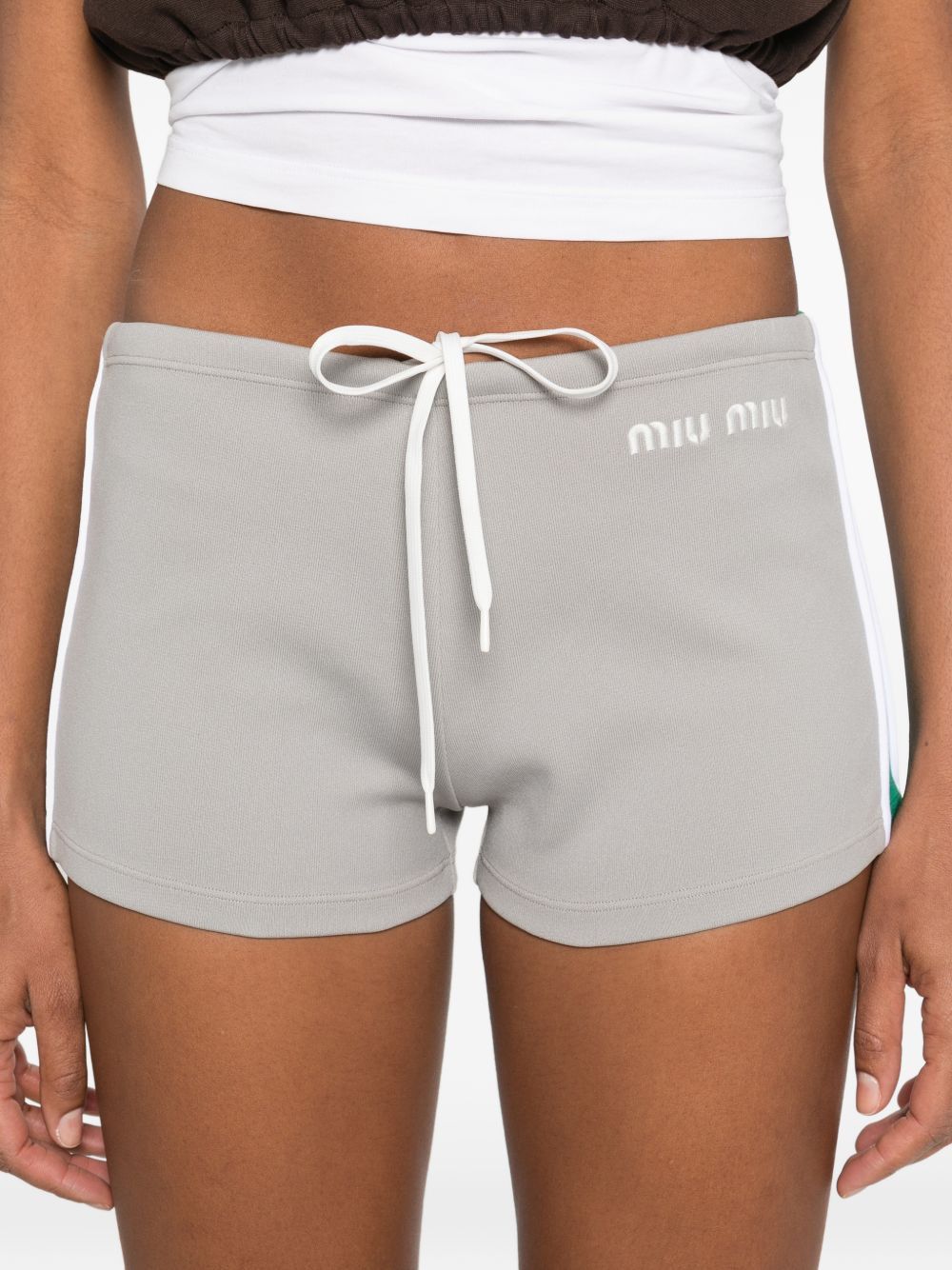 Miu Miu NYLON SHORTS Size 27" / US 4 / IT 40 - 4 Thumbnail