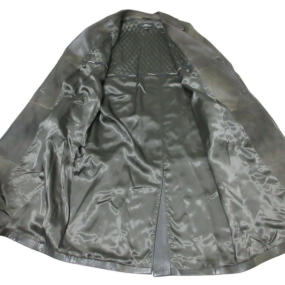 Max Mara MaxMara Max Mara Weekend Line Leather Trench Coat Leather Outerwear DUTY FREE for USA Size ONE SIZE - 6 Thumbnail