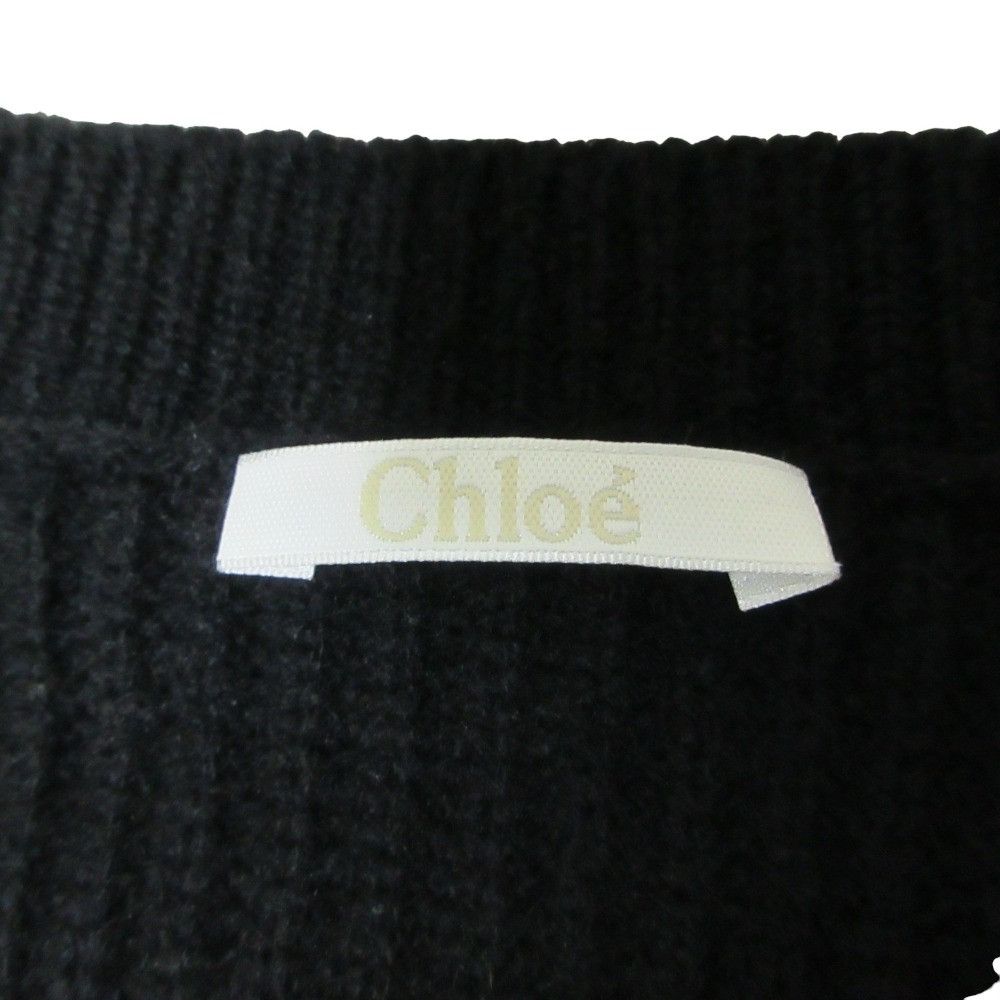 Chloe Chloe Chloe V-Neck Cashmere Knit Dress Others Dresses DUTY FREE for USA Size ONE SIZE - 4 Thumbnail