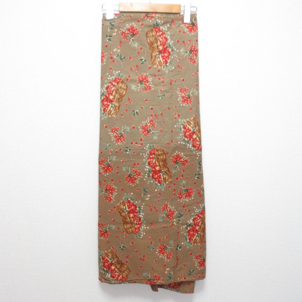 Other Other WONDERFUL WORLD Fruit Pattern Long Wrap Skirt Others Skirts DUTY FREE for USA Size ONE SIZE - 2 Thumbnail