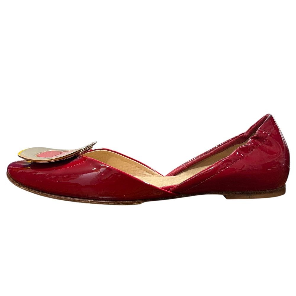 Roger Vivier Roger Vivier Roger Vivier Patent Leather Flat Pumps Enamel Shoes DUTY FREE for USA Size ONE SIZE - 4 Thumbnail