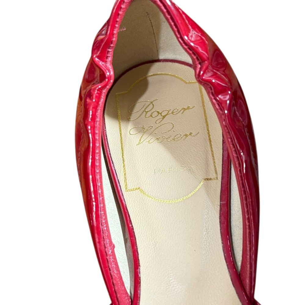 Roger Vivier Roger Vivier Roger Vivier Patent Leather Flat Pumps Enamel Shoes DUTY FREE for USA Size ONE SIZE - 9 Thumbnail