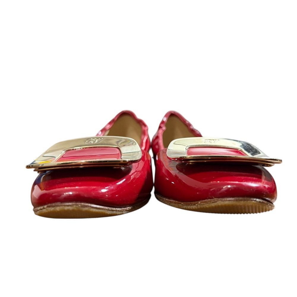 Roger Vivier Roger Vivier Roger Vivier Patent Leather Flat Pumps Enamel Shoes DUTY FREE for USA Size ONE SIZE - 2 Thumbnail