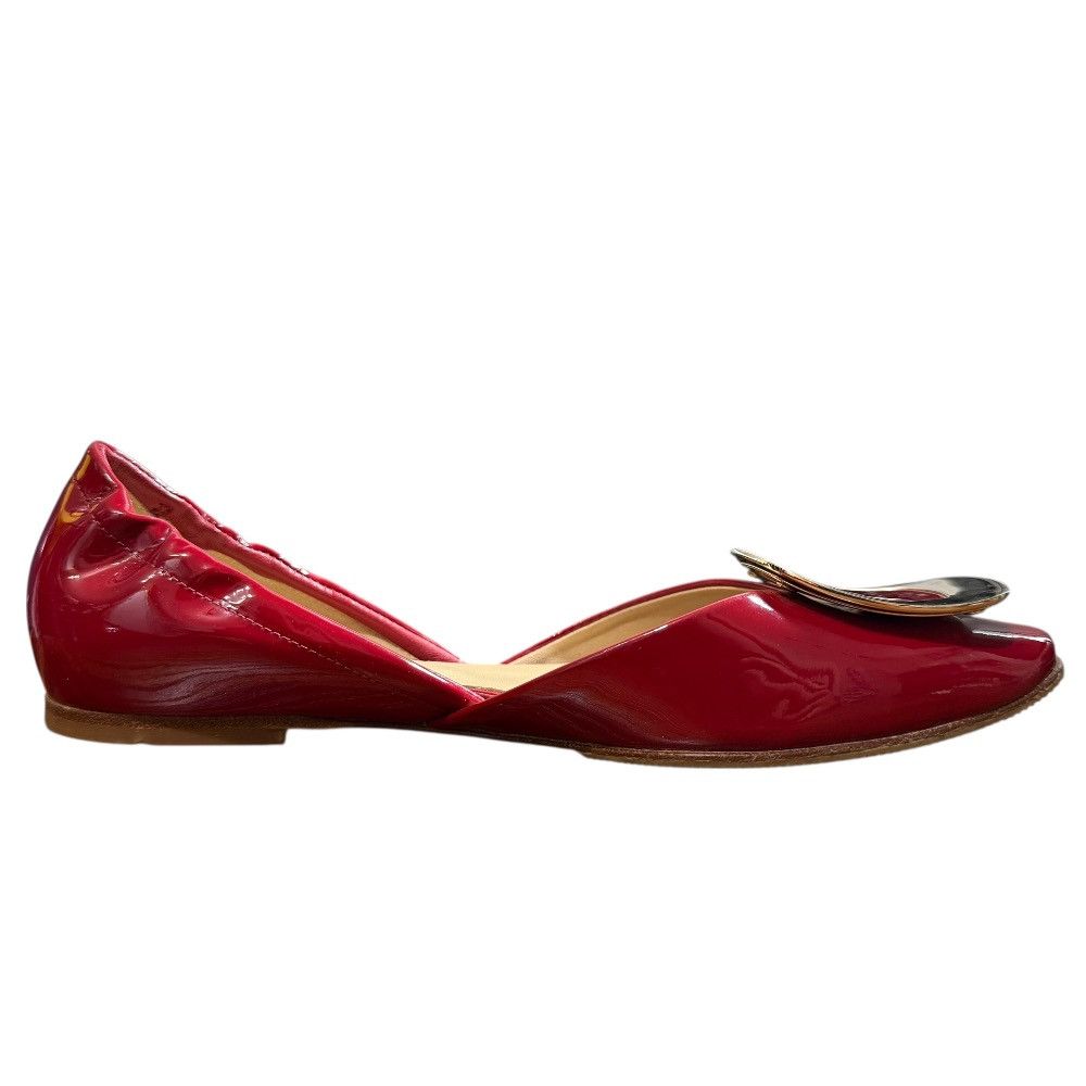 Roger Vivier Roger Vivier Roger Vivier Patent Leather Flat Pumps Enamel Shoes DUTY FREE for USA Size ONE SIZE - 5 Thumbnail
