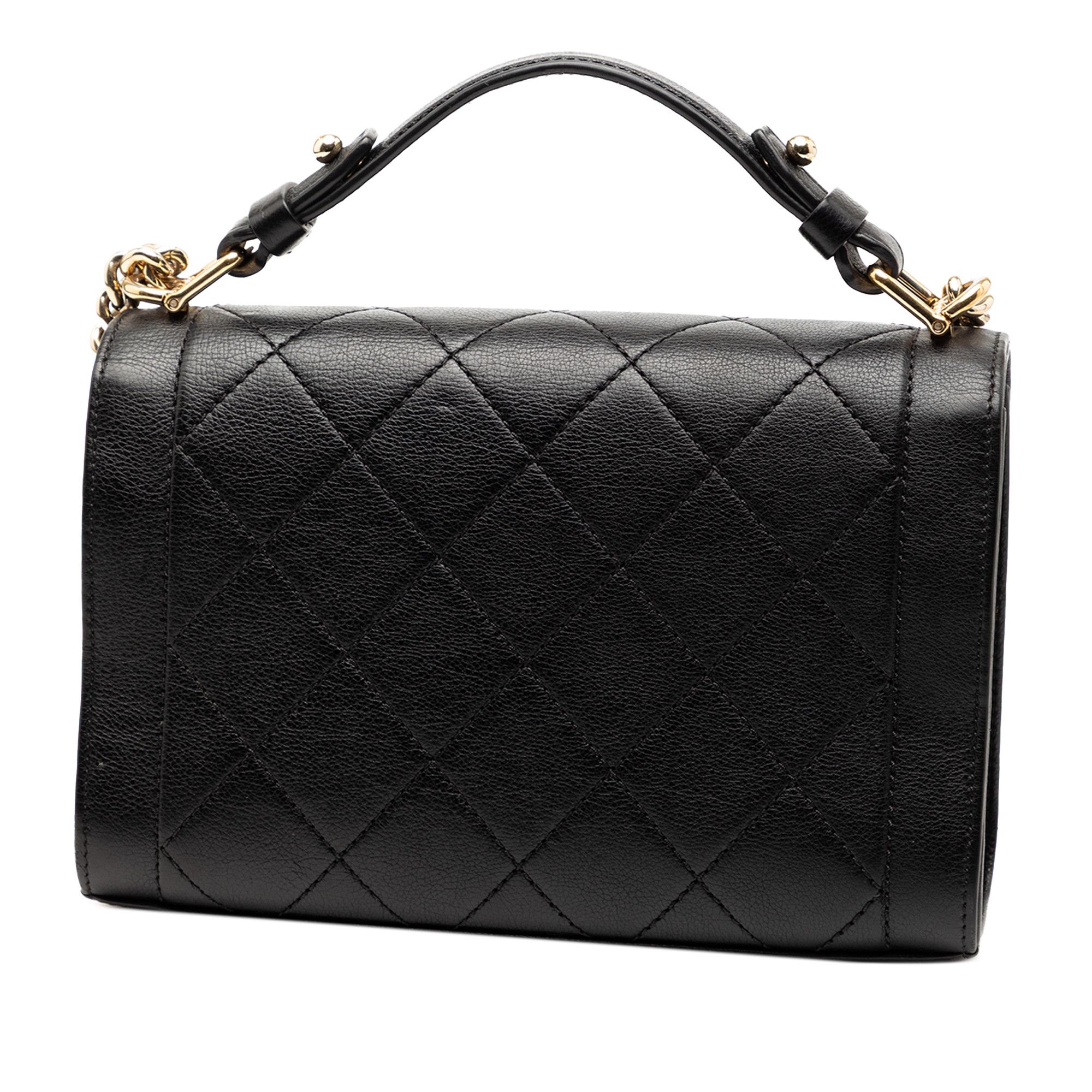 Chanel Chanel Small Quilted Grained Calfskin Label Click Flap Size ONE SIZE - 2 Thumbnail