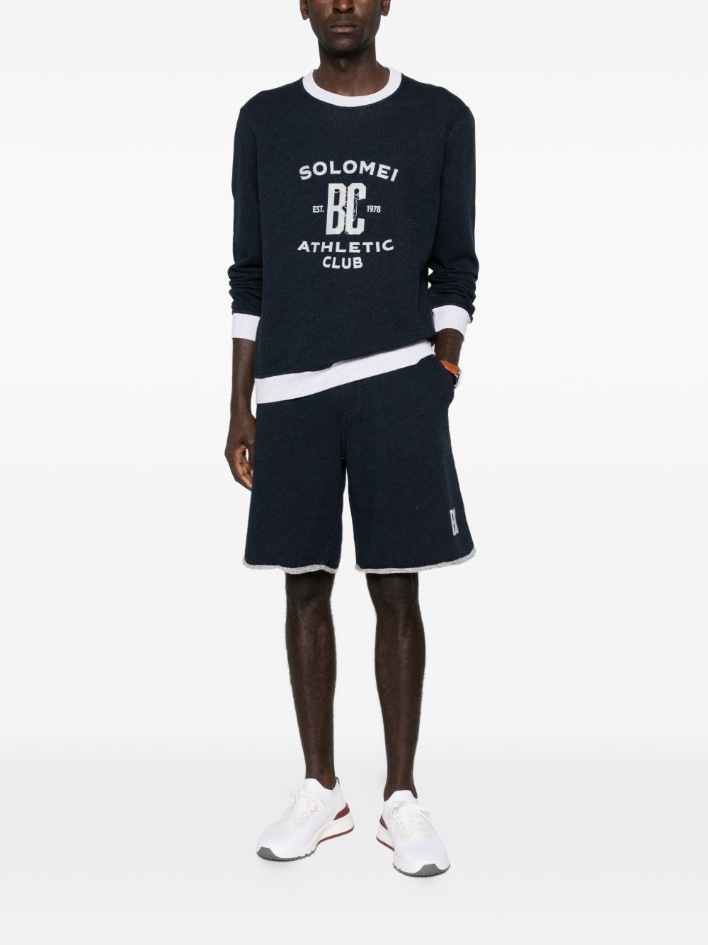 Brunello Cucinelli LOGO COTTON SWEATSHIRT Size US XL / EU 56 / 4 - 3 Thumbnail
