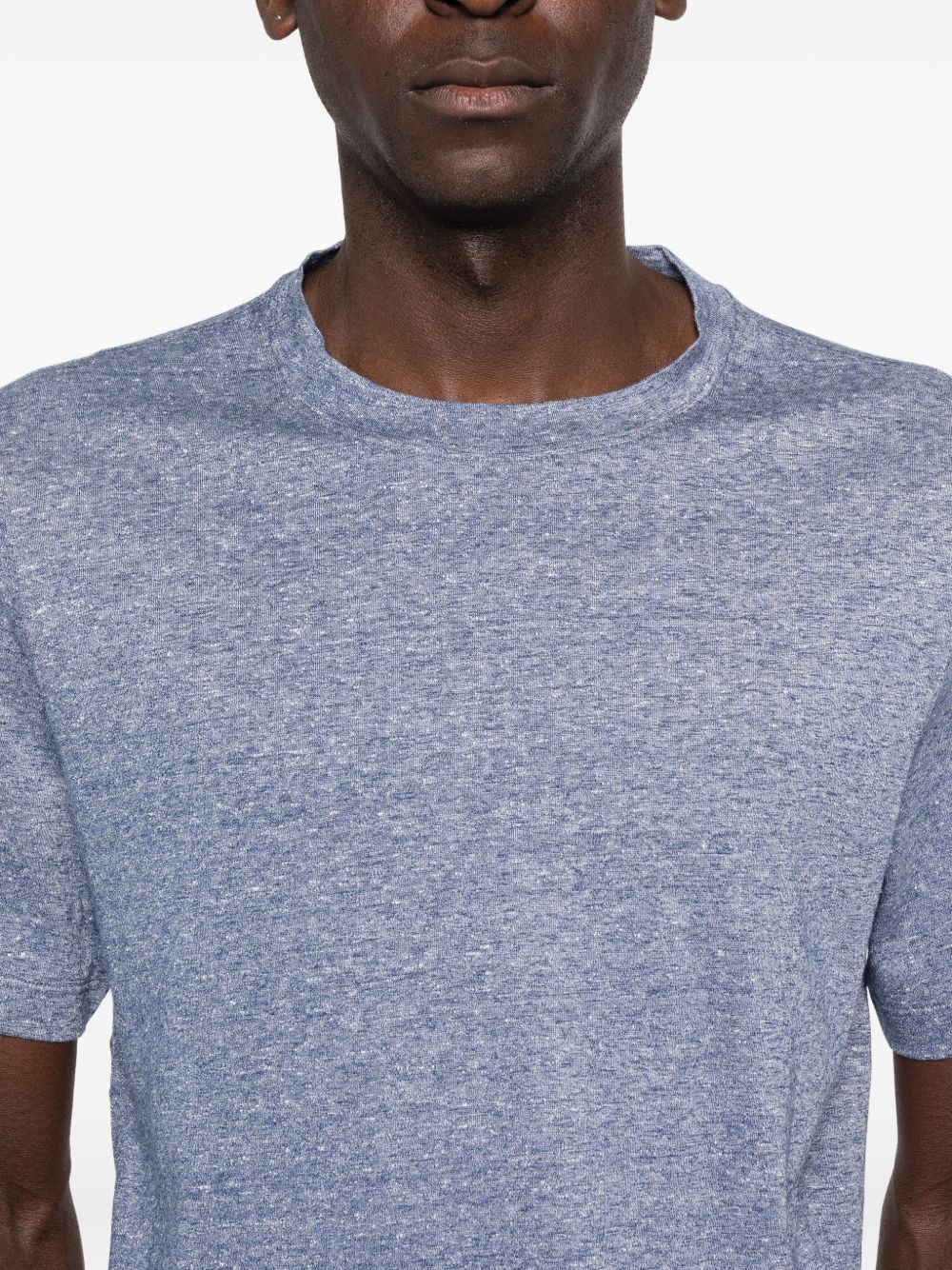 Brunello Cucinelli LINEN BLEND T-SHIRT Size US XL / EU 56 / 4 - 2 Thumbnail