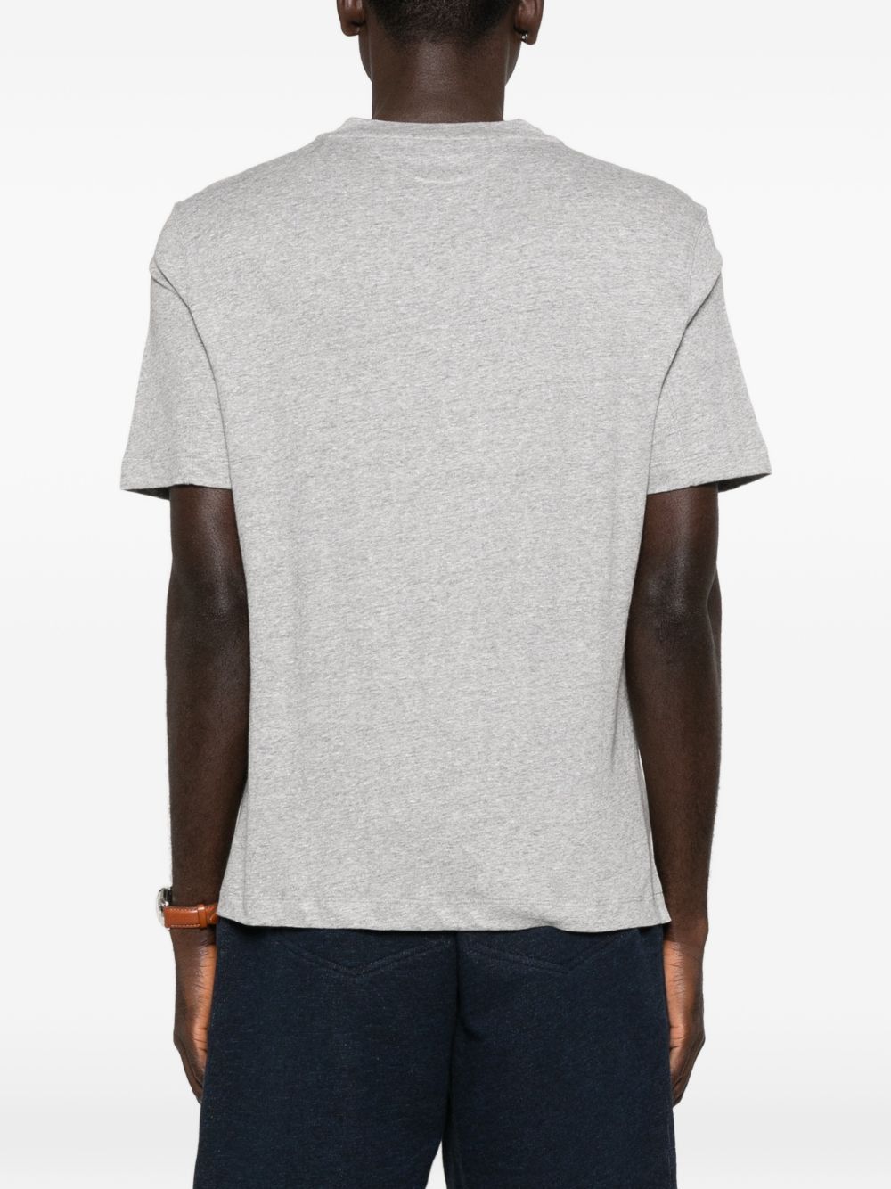 Brunello Cucinelli LINEN BLEND T-SHIRT Size US L / EU 52-54 / 3 - 3 Thumbnail