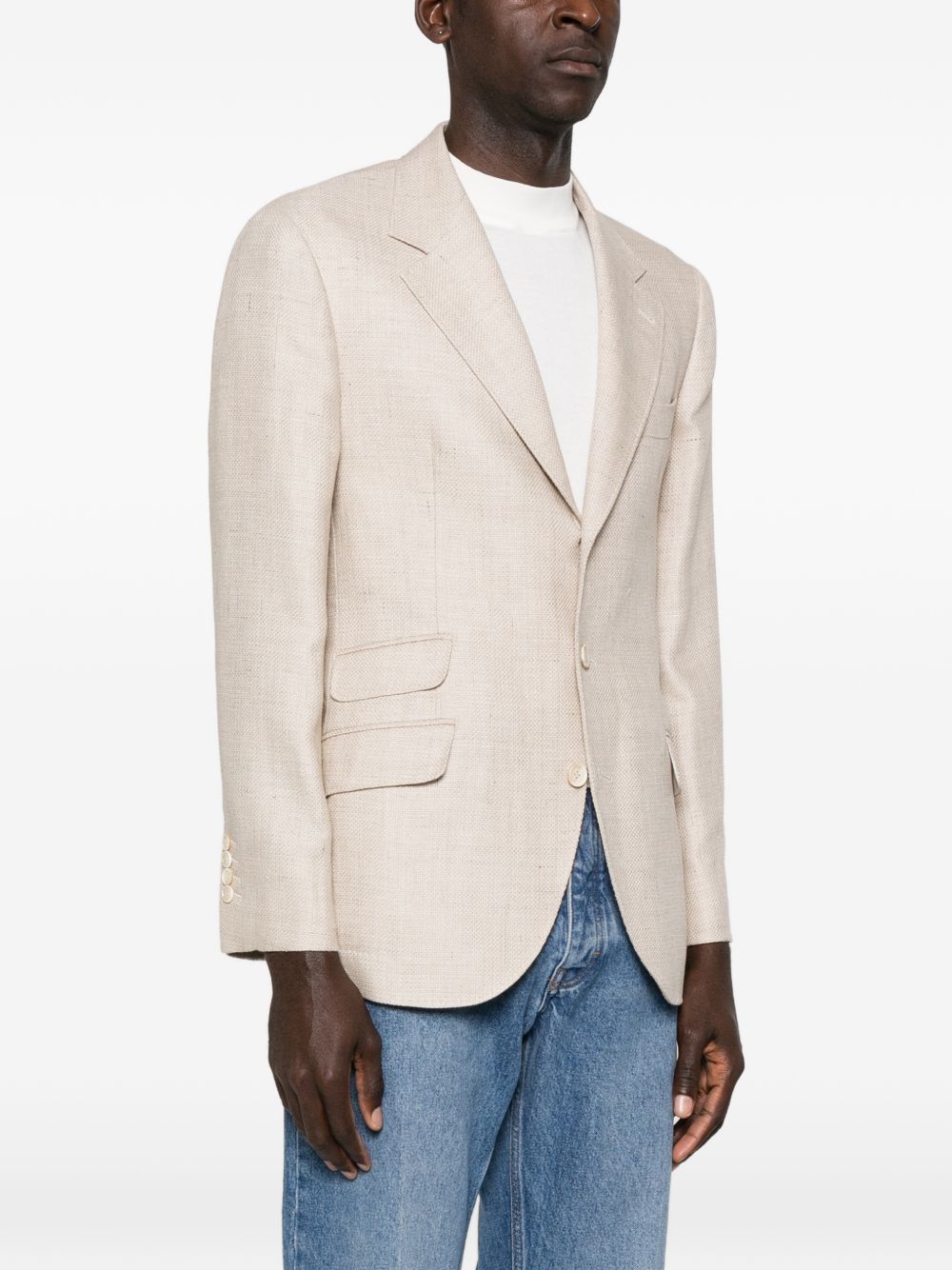 Brunello Cucinelli SINGLE-BREASTED JACKET Size US XXL / EU 58 / 5 - 3 Thumbnail