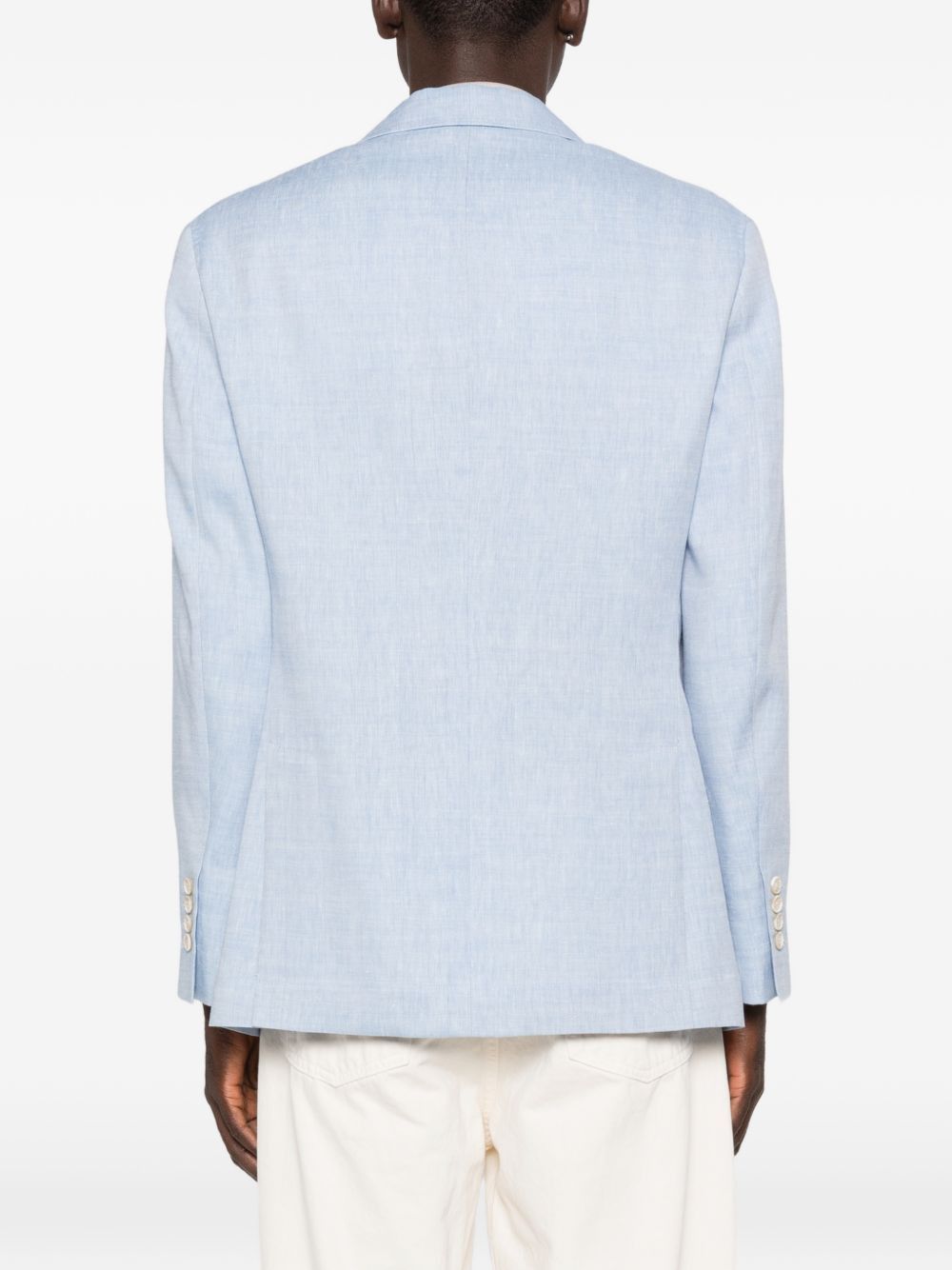 Brunello Cucinelli SINGLE-BREASTED BLAZER JACKET Size US L / EU 52-54 / 3 - 2 Thumbnail