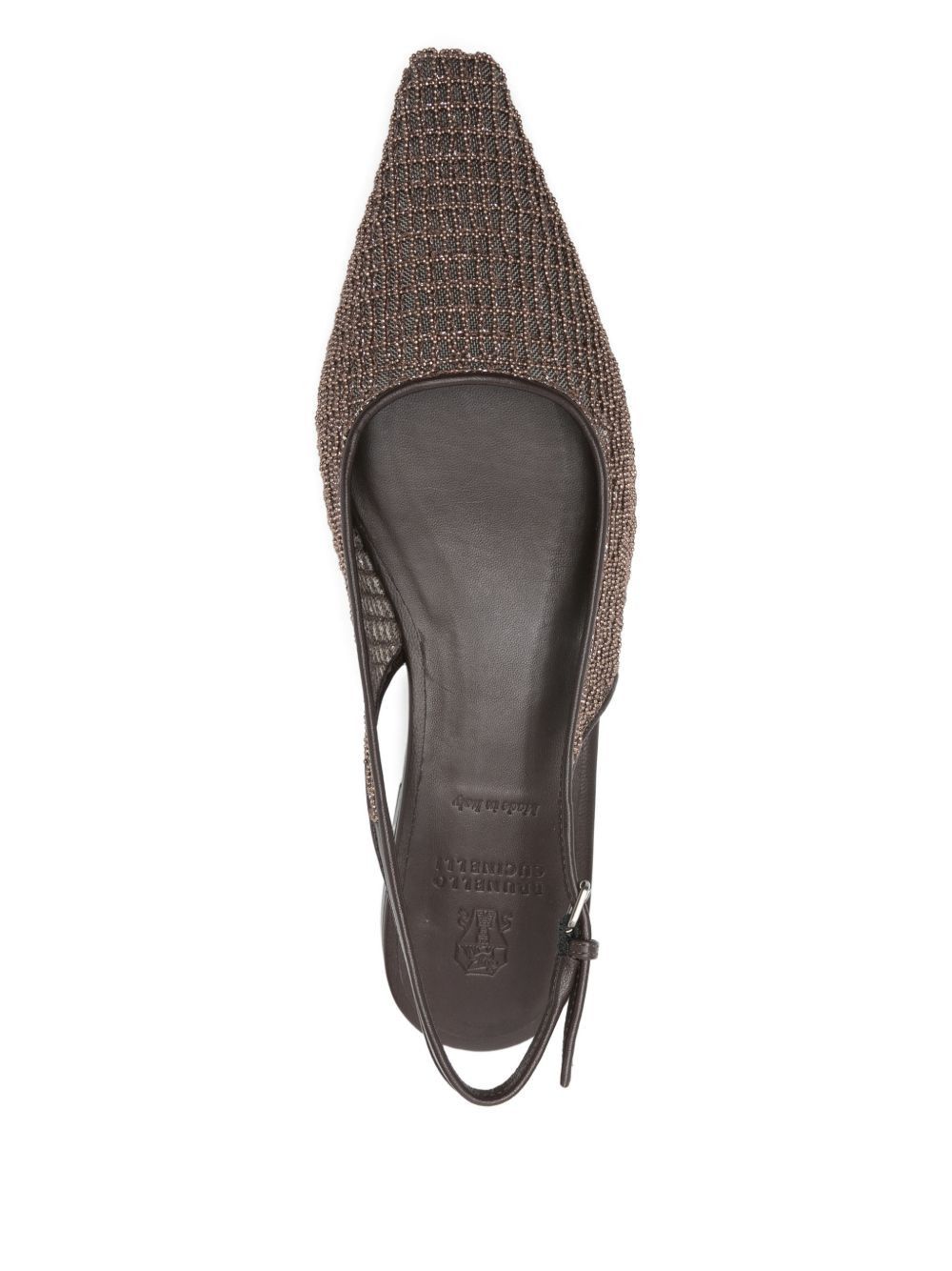 Brunello Cucinelli LEATHER BALLETS Size US 8 / IT 38 - 2 Thumbnail