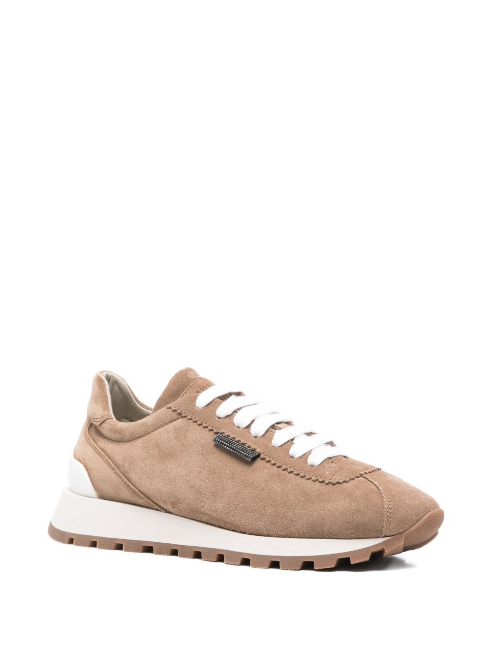 Brunello Cucinelli LEATHER SNEAKERS Size US 9 / IT 39 - 3 Thumbnail
