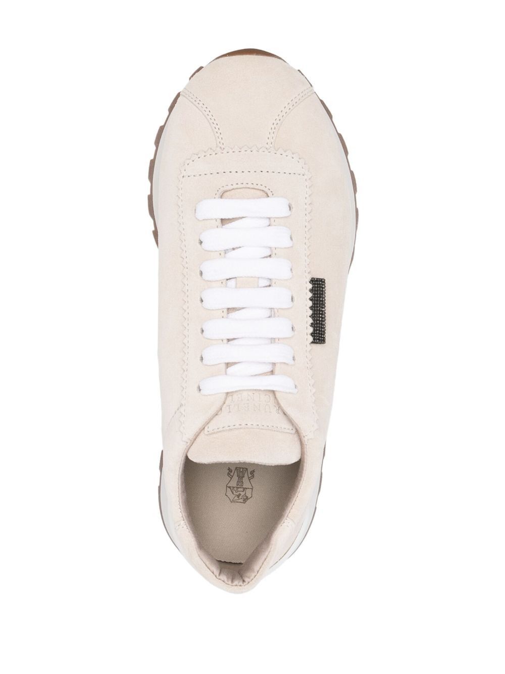 Brunello Cucinelli LEATHER SNEAKERS Size US 8 / IT 38 - 4 Thumbnail