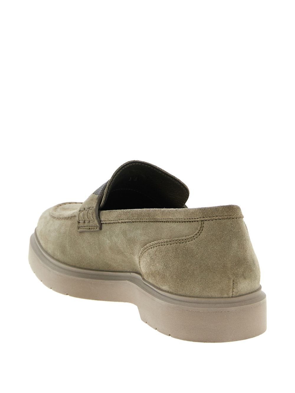 Brunello Cucinelli SUEDE LEATHER LOAFERS Size US 7 / IT 37 - 4 Thumbnail