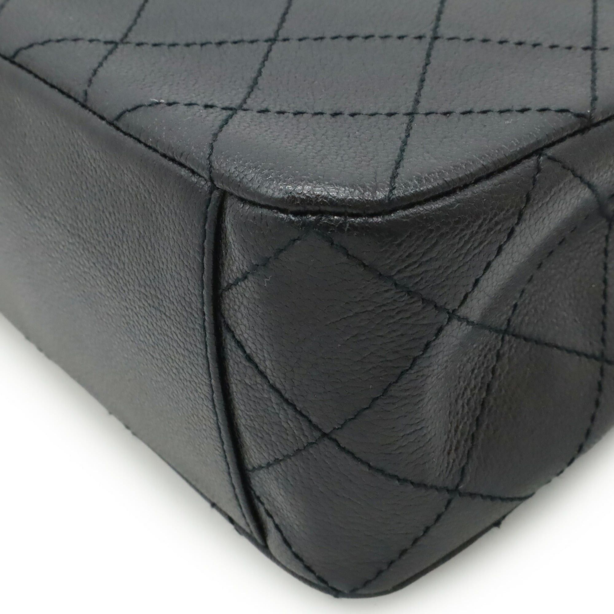 Chanel CHANEL 2.55 Matelasse Shoulder Bag Tote Leather Black Hardware Size ONE SIZE - 4 Thumbnail