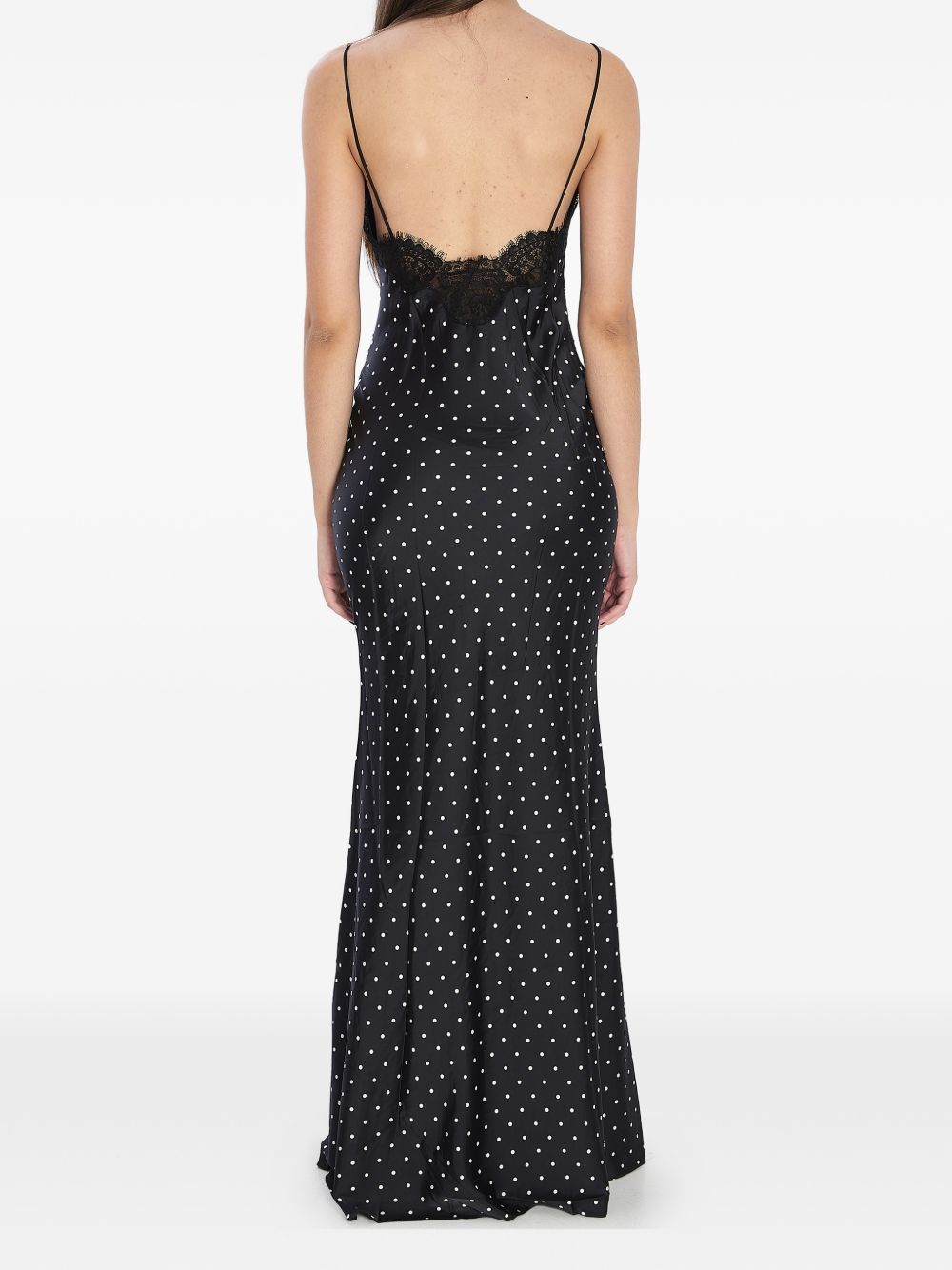 Self-Portrait POLKA DOT LONG DRESS Size M / US 6-8 / IT 42-44 - 3 Thumbnail