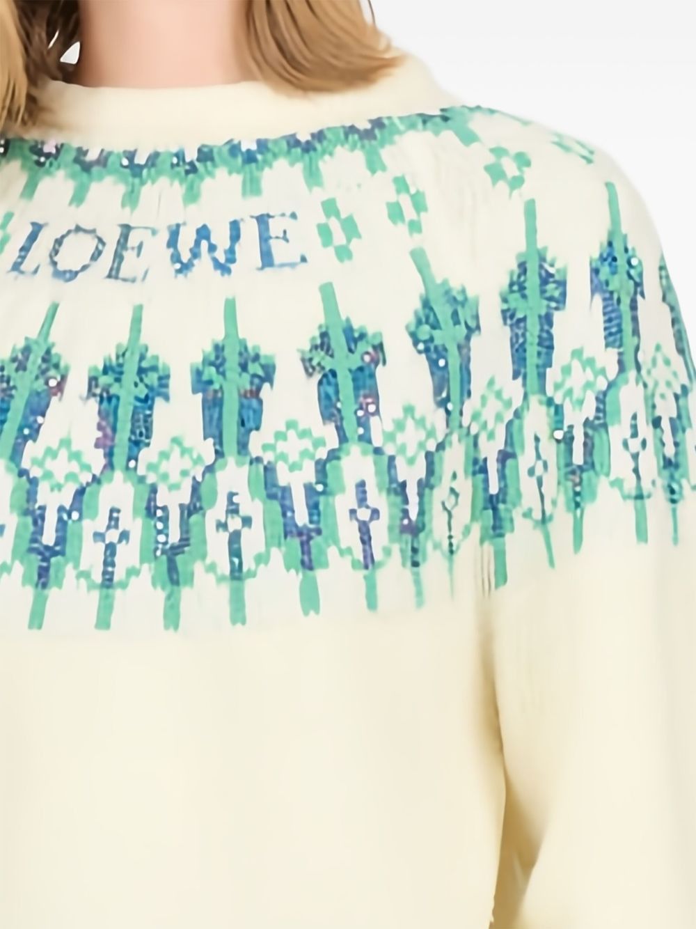 Loewe WOOL BLEND CREWNECK SWEATER Size S / US 4 / IT 40 - 2 Thumbnail
