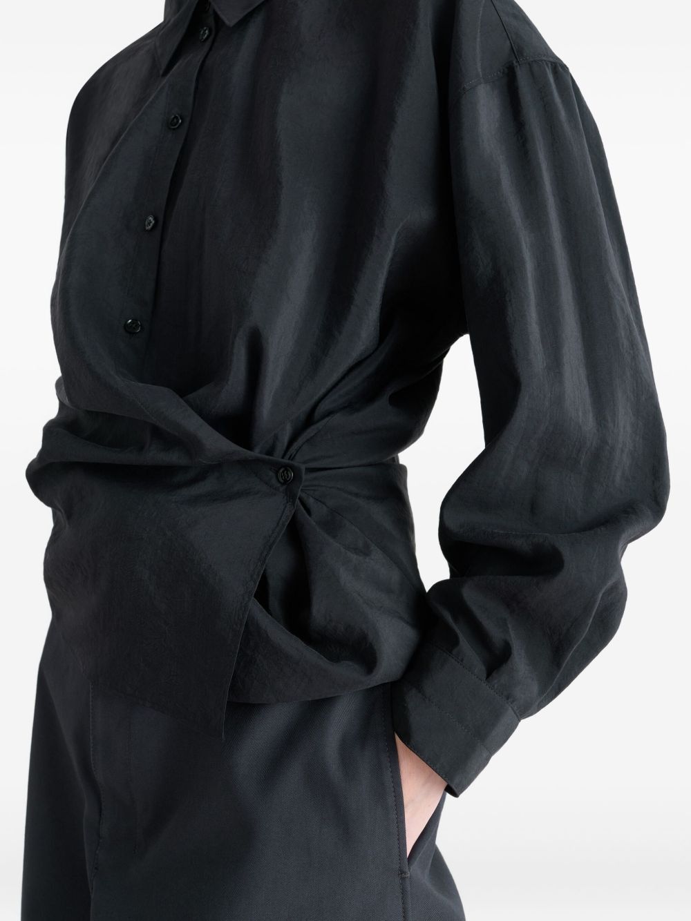 Lemaire SILK SHIRT Size XS / US 0-2 / IT 36-38 - 3 Thumbnail
