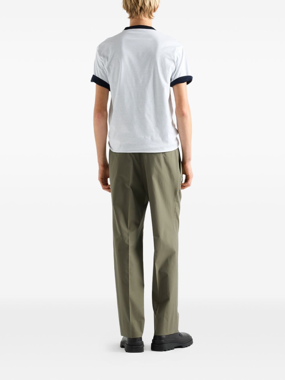 Prada REVERSIBLE COTTON T-SHIRT Size US M / EU 48-50 / 2 - 5 Thumbnail