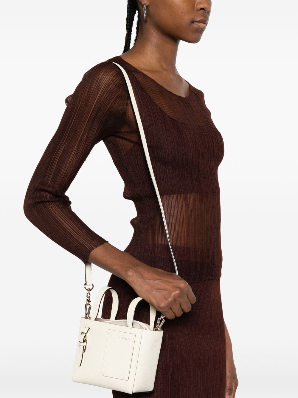 Valextra MICRO LEATHER BUCKET BAG Size ONE SIZE - 5 Thumbnail