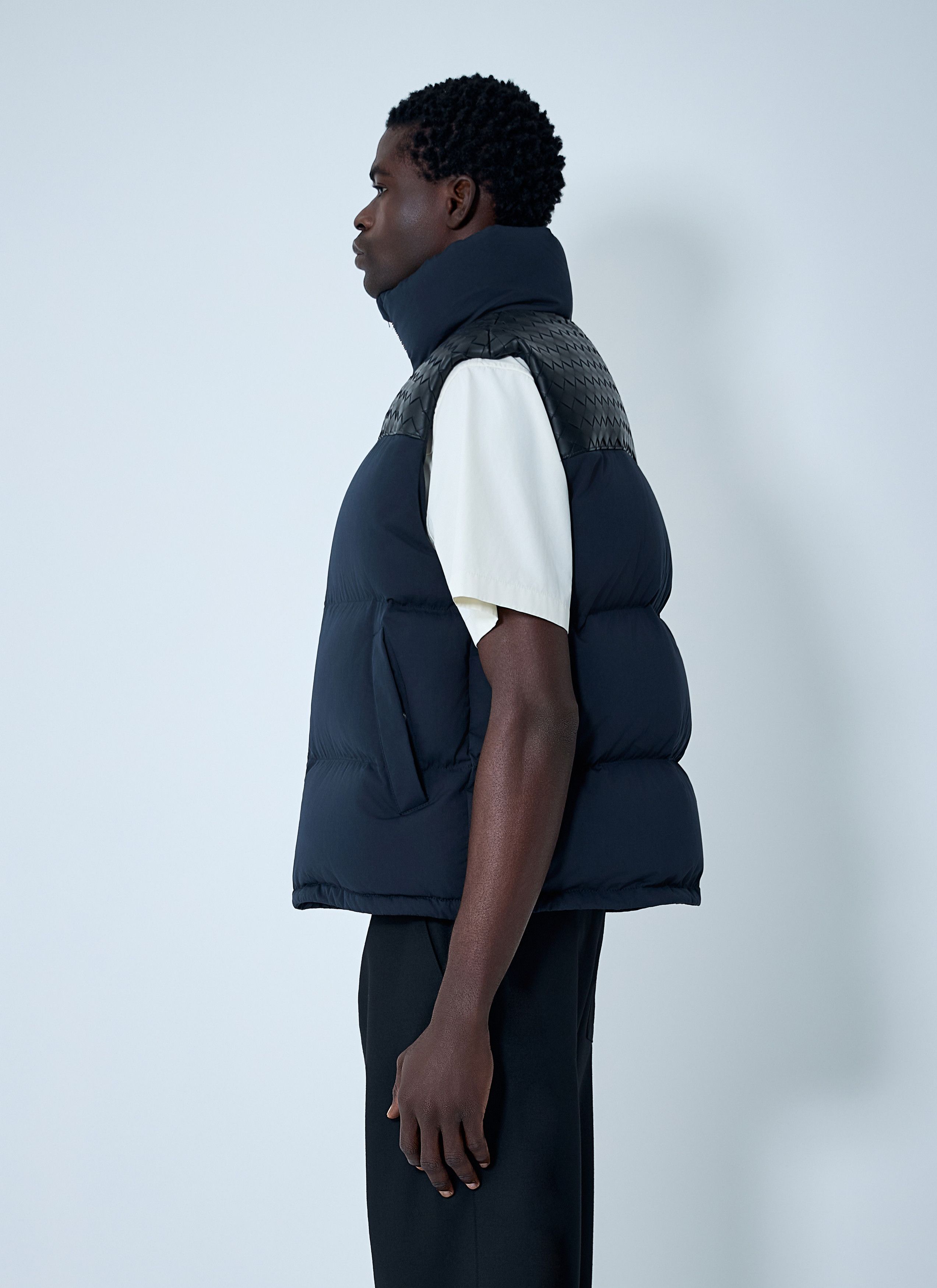 Bottega Veneta Tech Nylon Puffer Gilet Size US XL / EU 56 / 4 - 3 Thumbnail