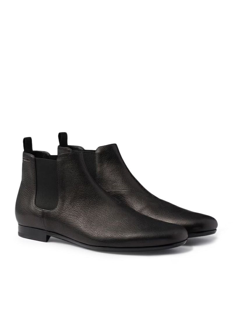 Prada LEATHER CHELSEA BOOTS Size US 10 / EU 43 - 3 Thumbnail