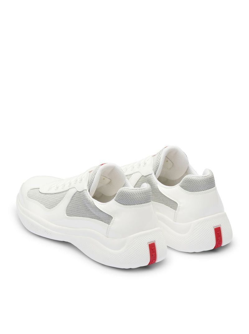 Prada PRADA AMERICA`S CUP PATENT LEATHER AND BIKE FABRIC SNEAKERS Size US 7 / EU 40 - 3 Thumbnail
