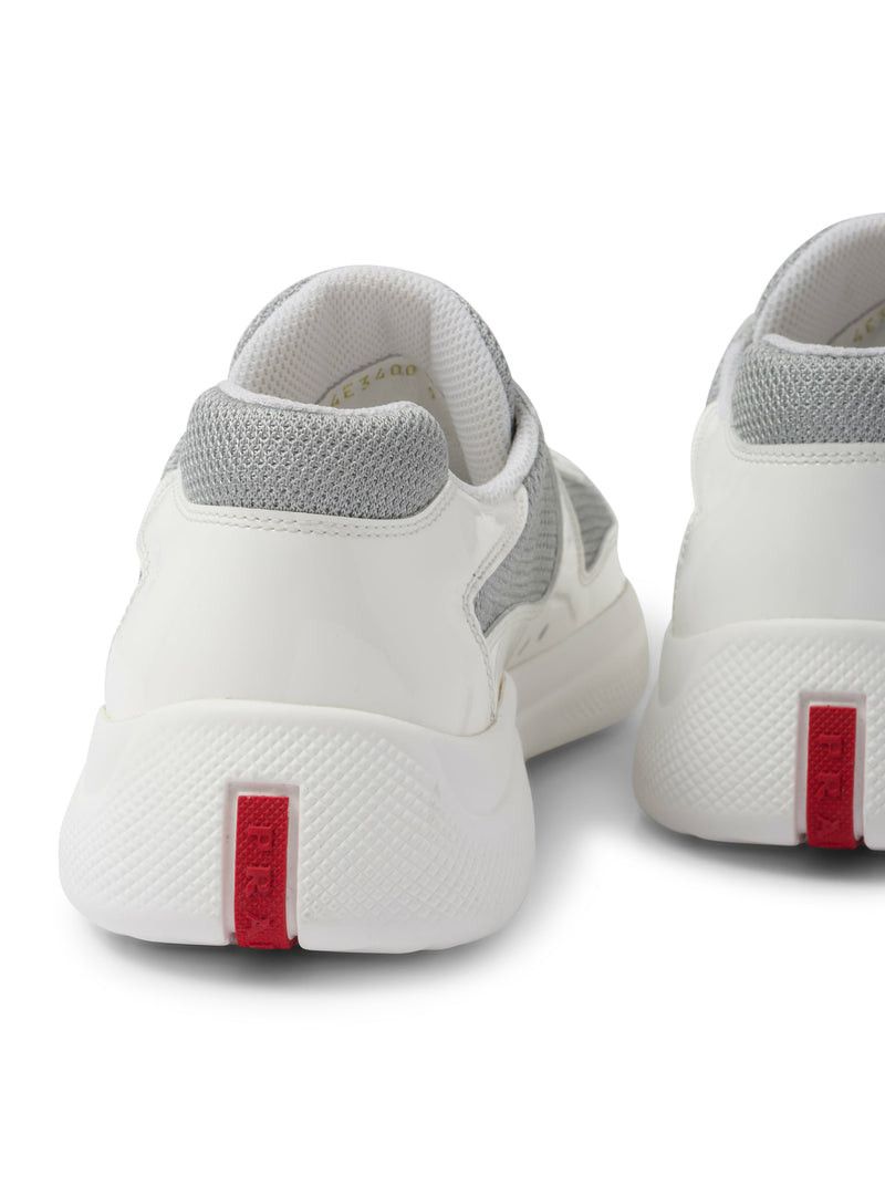 Prada PRADA AMERICA`S CUP PATENT LEATHER AND BIKE FABRIC SNEAKERS Size US 7 / EU 40 - 6 Thumbnail