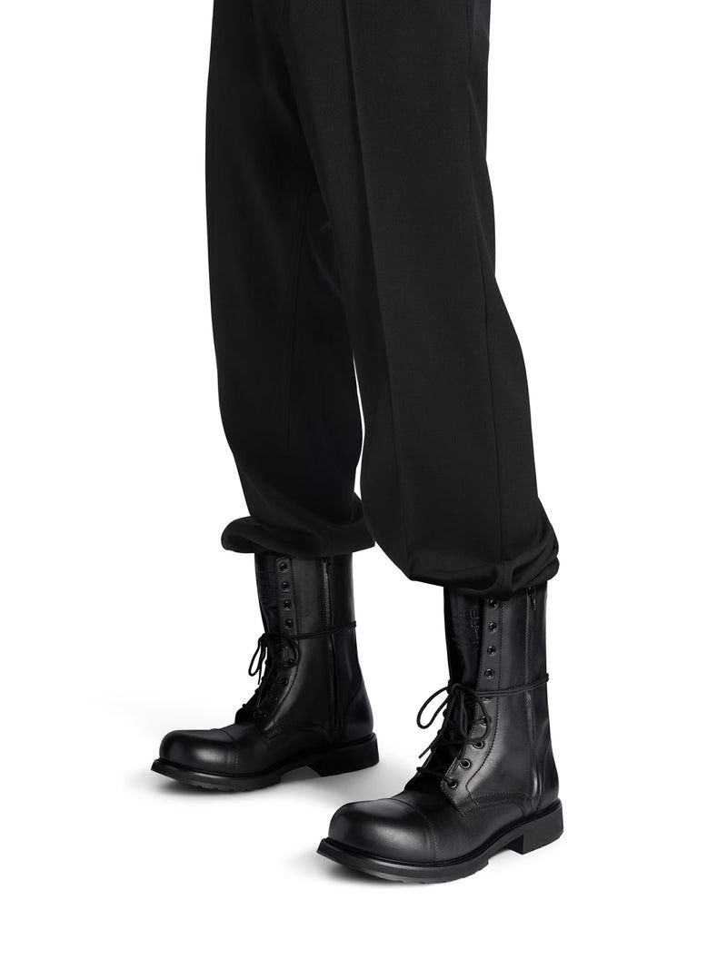 Balenciaga LACE-UP BOOT IN SOFT CALF LEATHER Size US 8 / EU 41 - 3 Thumbnail