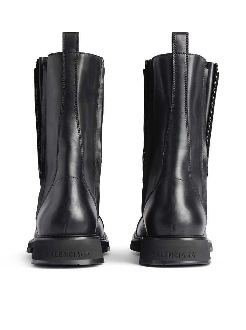 Balenciaga LACE-UP BOOT IN SOFT CALF LEATHER Size US 8 / EU 41 - 5 Thumbnail